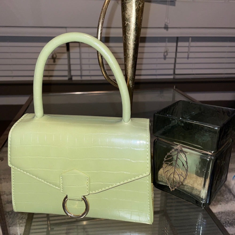 Sage top handle bag